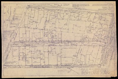 Plan of Site of Proposed Post Office Portland Maine