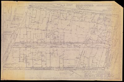 Plan of Site of Proposed Post Office Portland Maine