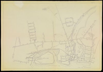 Distribution System Penobscot County Water Company Orono Maine Sheet #3
