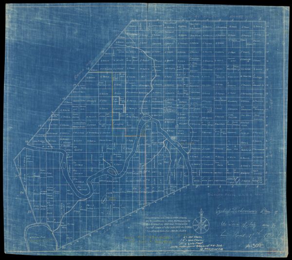Ezekiel Richardson's Plan of the Town of Jay done by him April 17, 1820