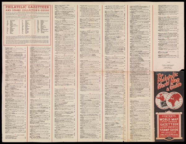 The Philatelic World Map and Guide