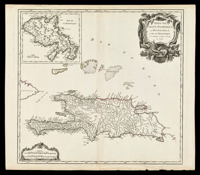 Isles de Saint Domingue ou Hispanolia, et de la Martinique.
