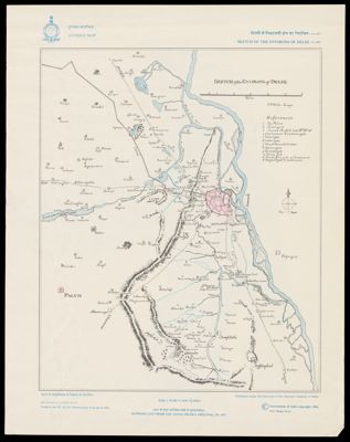 Sketch of the Environs of Delhi