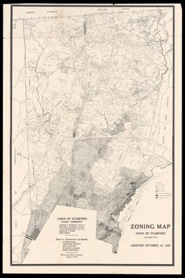 Town of Stamford Zoning Map (outside city)