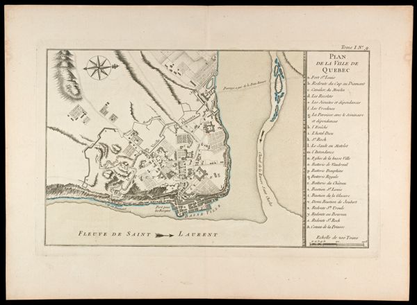 Plan de la Ville de Quebec