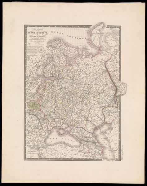 Carte Générale de la Russie d'Europe