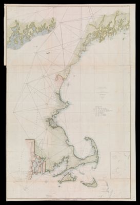 U.S. Coast Survey, A. D. Bache. Superintendent, Sketch A, shewing the progress of the survey in Section no. 1, from 1844 to 1853