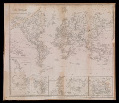The World on Mercator's Projection engraved by Charles Copley