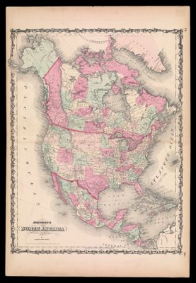 Johnson's North America by Johnson and Ward