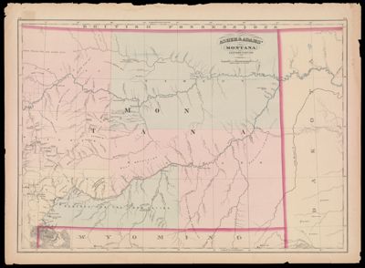 Asher & Adams' Montana, Eastern Portion.