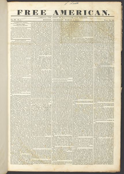 Free American Vol. III No. 1