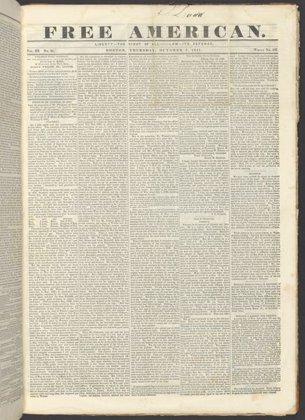 Free American Vol. III No. 31, Whole No. 137