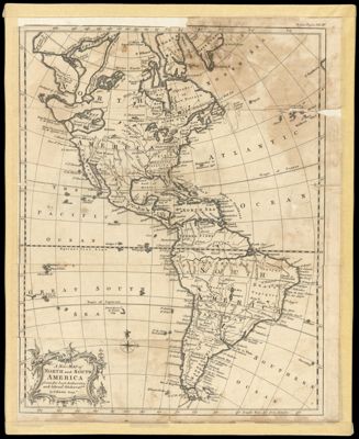 A New Map of North and South America from the best Authorities and Astron. Observat.