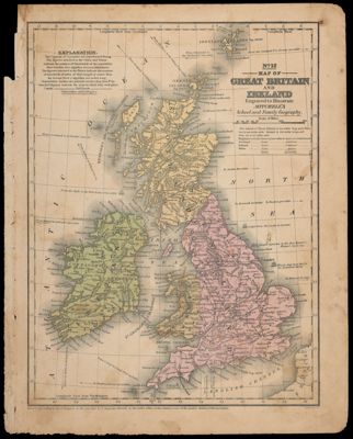 Map of Great Britain and Ireland