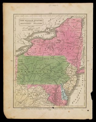 The Middle States and Part of the Southern States