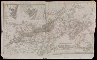 British Possessions in North America, with part of the United States Compiled from Official Sources