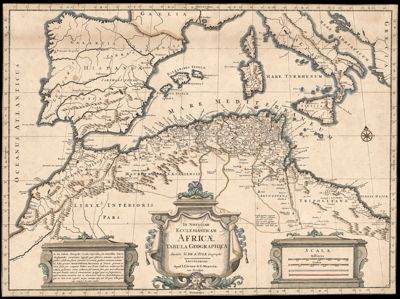 In Notitiam Ecclesiasticam Africae Tabula Geographica