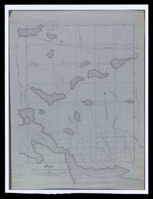 Plan of Township no. 7 R.8 Bowerbank N.W.P. as surveyed in part by Wm. Oakes in year 1886 and compiled in 1903 by Louis Oakes