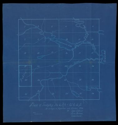 Plan of township no.6 R.9 W.E.L. as surveyed in September and October 1834 by Isaac S. Small, Silas Barnard, Caleb Leavitt