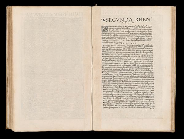 Secunda Rheni Tabula.