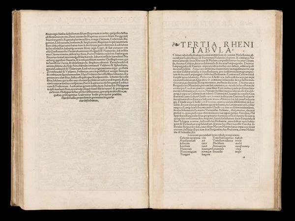Tertia Rheni Tabula.