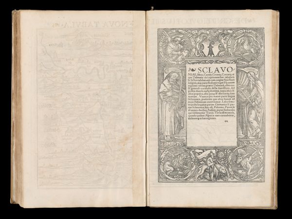 Sclavoniae, Istriae, Carniae, Croatie, Corvatie at que Dalmatiae descriptionem haec tabula tibi lector exhibet