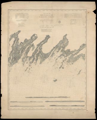 Coast Chart No. 105: From Penobscot Bay to Kennebec Entrance.
