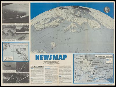 Newsmap, vol. 2, no. 29, Monday, Nov. 8, 1943 / This is Ann . . . she drinks blood!