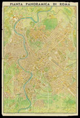 Pianta Panoramica di Roma