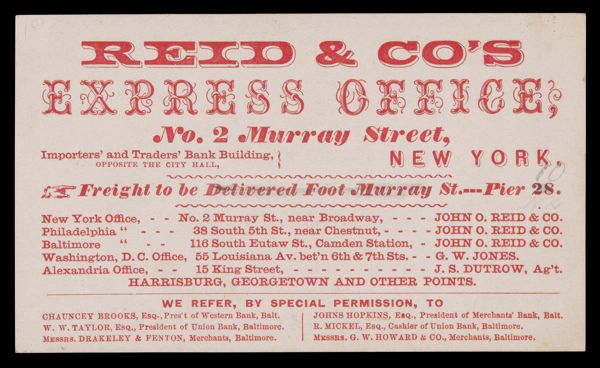 Reid & Co's Express Office