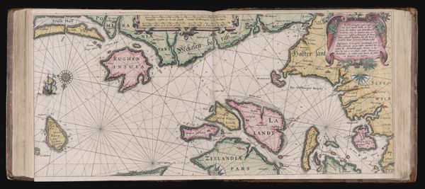 Caarte no. 24 || Chart number 24: Description of the southern part of the Baelt, how one has to navigate the coasts of Mecklenburg, Pomerania, and the country located across from it between Fehmarn and Bornholm, and to avoid all the sandbars and dangers.
