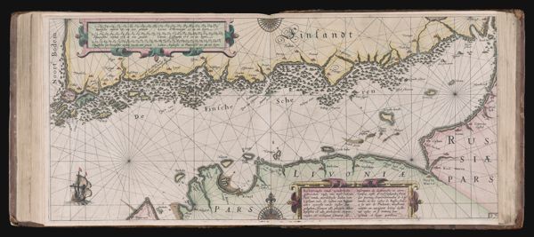 Caarte No. 27 || Chart number 27: Description of coast of East Finland, likewise northern parts of Livonia, and coasts of Russia, located on the Gulf of Finland.