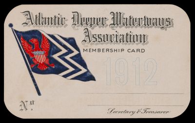 Atlantic Deeper Waterways Association Membership Card