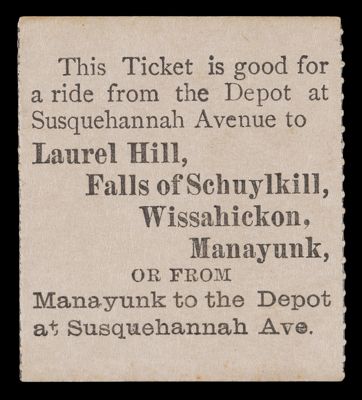 Laurel Hill, Falls of Schuylkill, Wissahickon, Manayunk