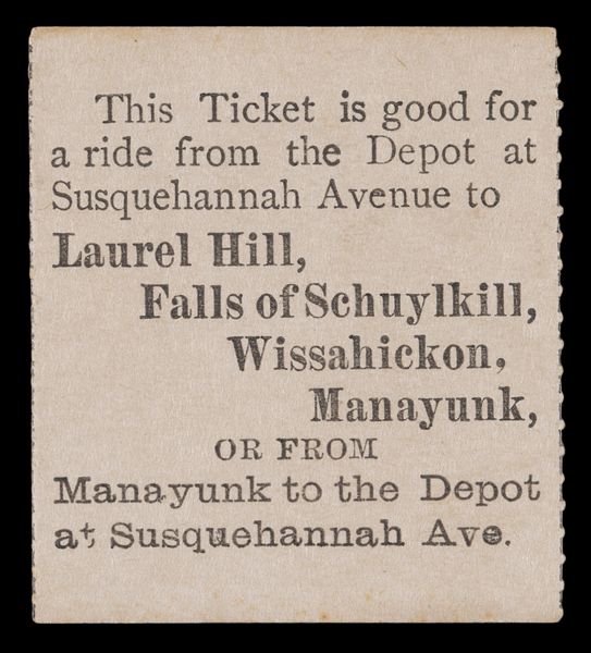Laurel Hill, Falls of Schuylkill, Wissahickon, Manayunk