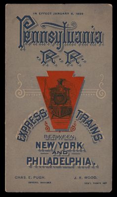 Pennsylvania R. R. Express Trains between New York and Philadelphia