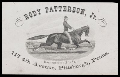 Rody Patterson, Jr. 117 4th Avenue, Pittsburgh, Penna.