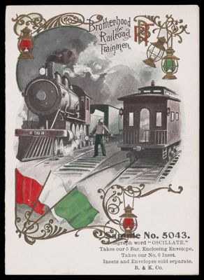 Brotherhood of Railroad Trainmen Sample No. 5043.