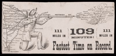 Canada Southern R'Y: 111 Miles in 109 Minutes! Fastest Time on Record.