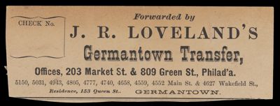 Forwarded by J. R. Loveland's Germantown Transfer