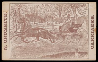 N. Cronkite, Manufacturer of and Dealer in Wagons of Every Description