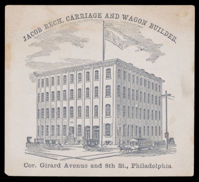 Jacob Rech, Carriage and Wagon Builder