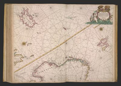 De custen van Noorwegen, Finmarcken, Laplandt, Spitsbergen, Ian Mayen Eylandt, Yslandt, als mede Hitlandt, en een gedeelte van Schotlandt. t' Amsterdam...