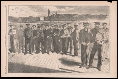 Crew of the United States steam-sloop 