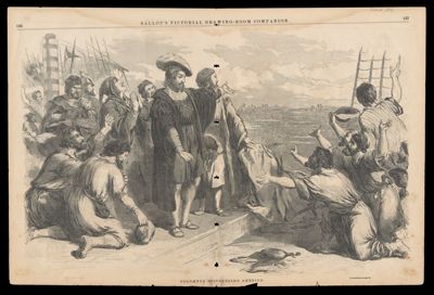 Columbus discovering America