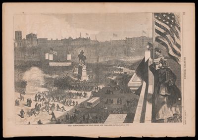 Great sumter meeting in union square, New York, April 11, 1863