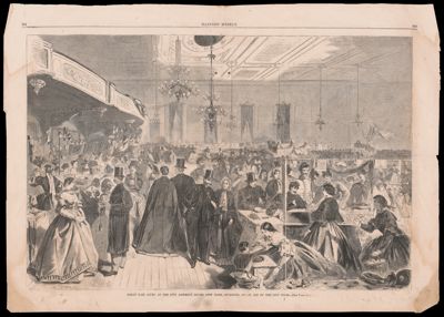 Great fair given at the city assembly rooms, New York, December, 1861, in aid of the city poor