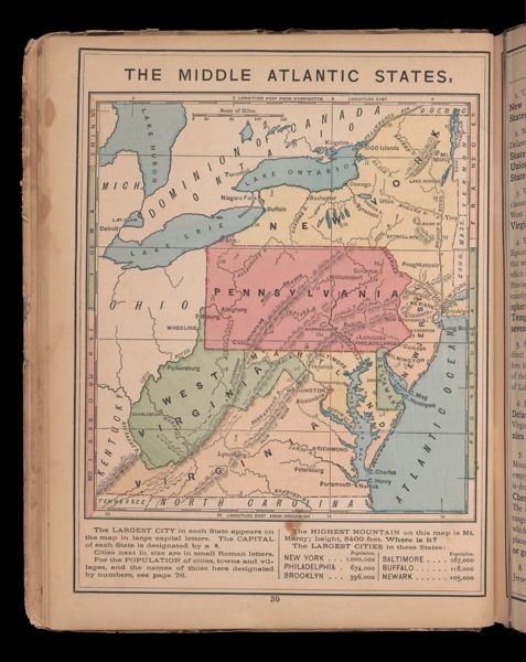 The Middle Atlantic States