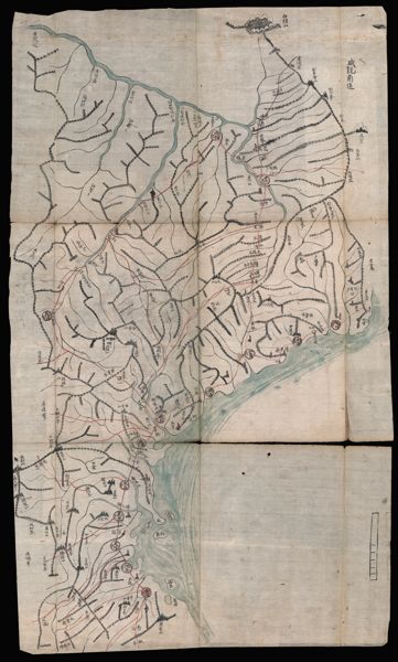 [Untitled map of a portion of Korean 8]