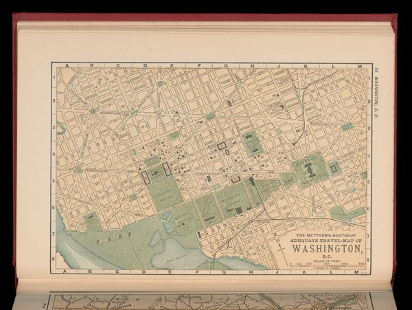 The Matthews-Northrup adequate travel-map of Washington, D.C.